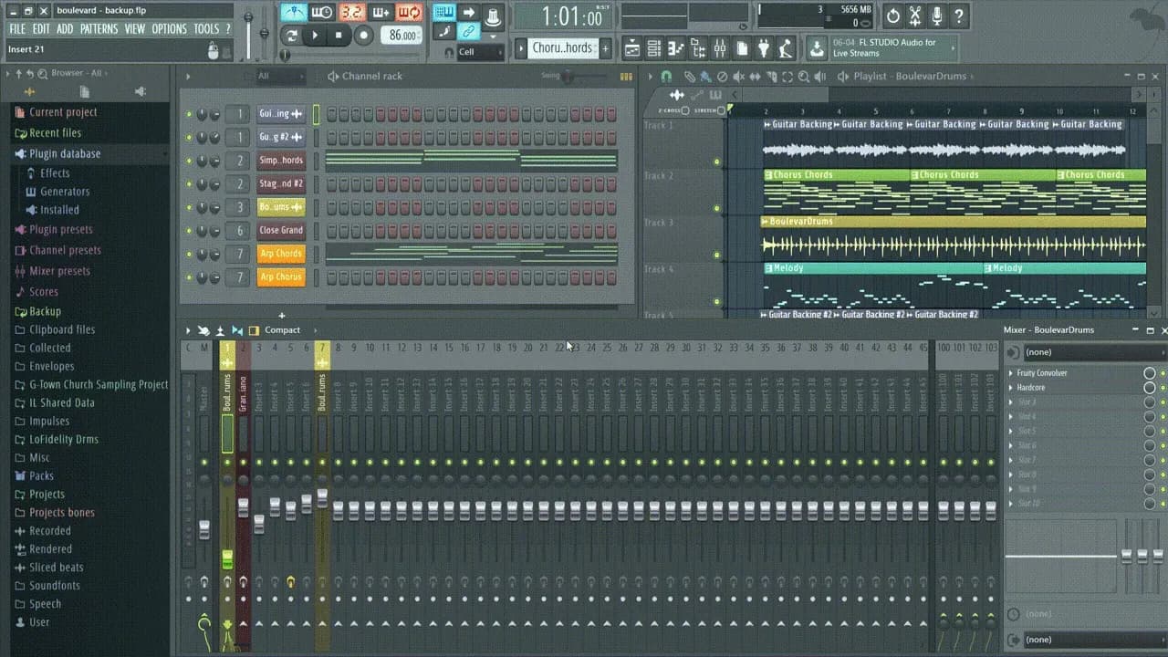 The controller driving FL Studio